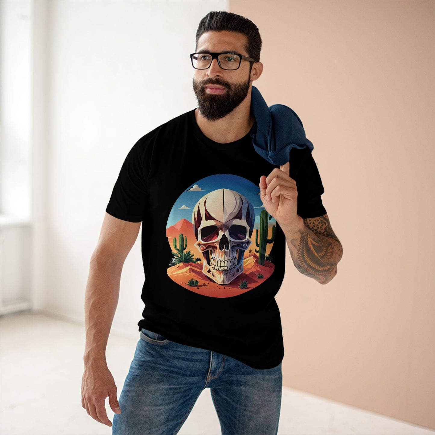 Skull Shirt Unisex Skeleton Tee Premium Cotton With Original Art By Retro2Nova Official