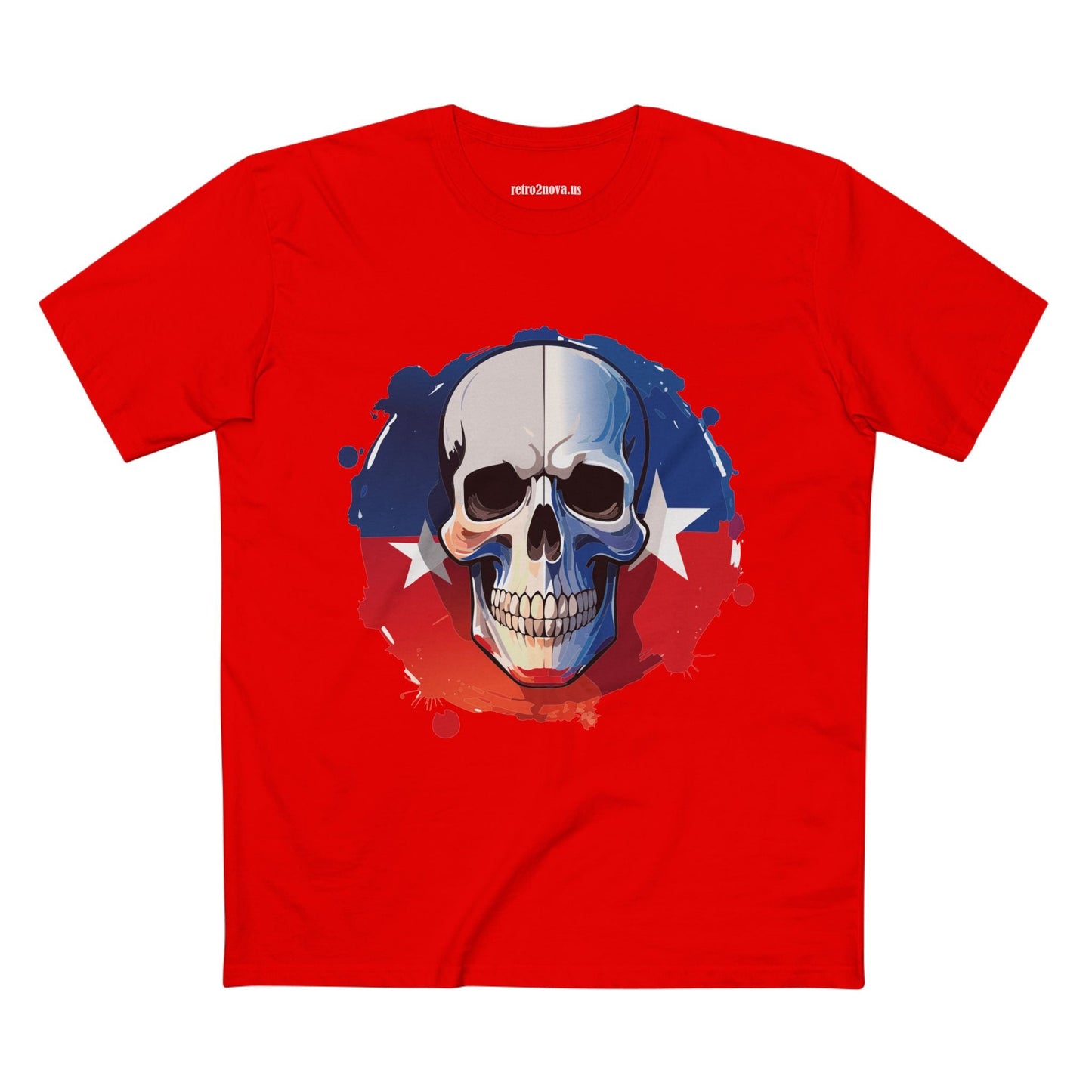 Skull And Skeleton Shirt Unisex Premium Cotton Tee With Original Art Design From Retro2Nova