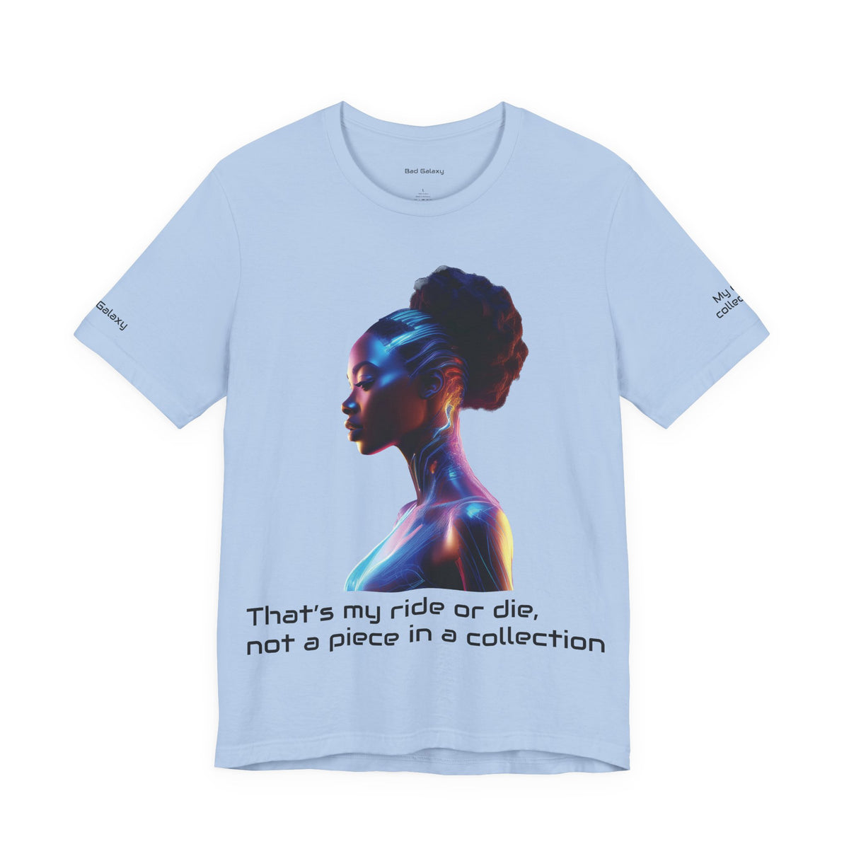 Car Graphic Unisex Cotton Bella+Canvas Tee with Art Design b16