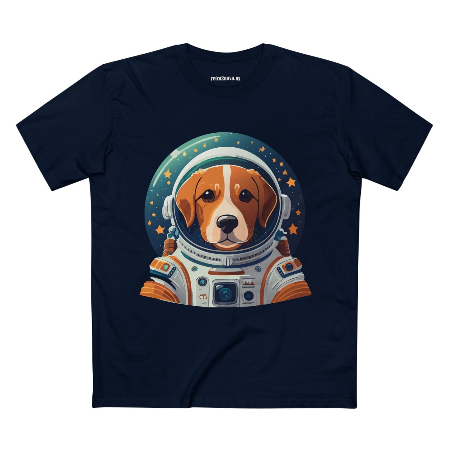 Unisex Premium Cotton Tee With Original Dog Art Shirt Design By Retro2Nova Discover Everyday Comfort And Style