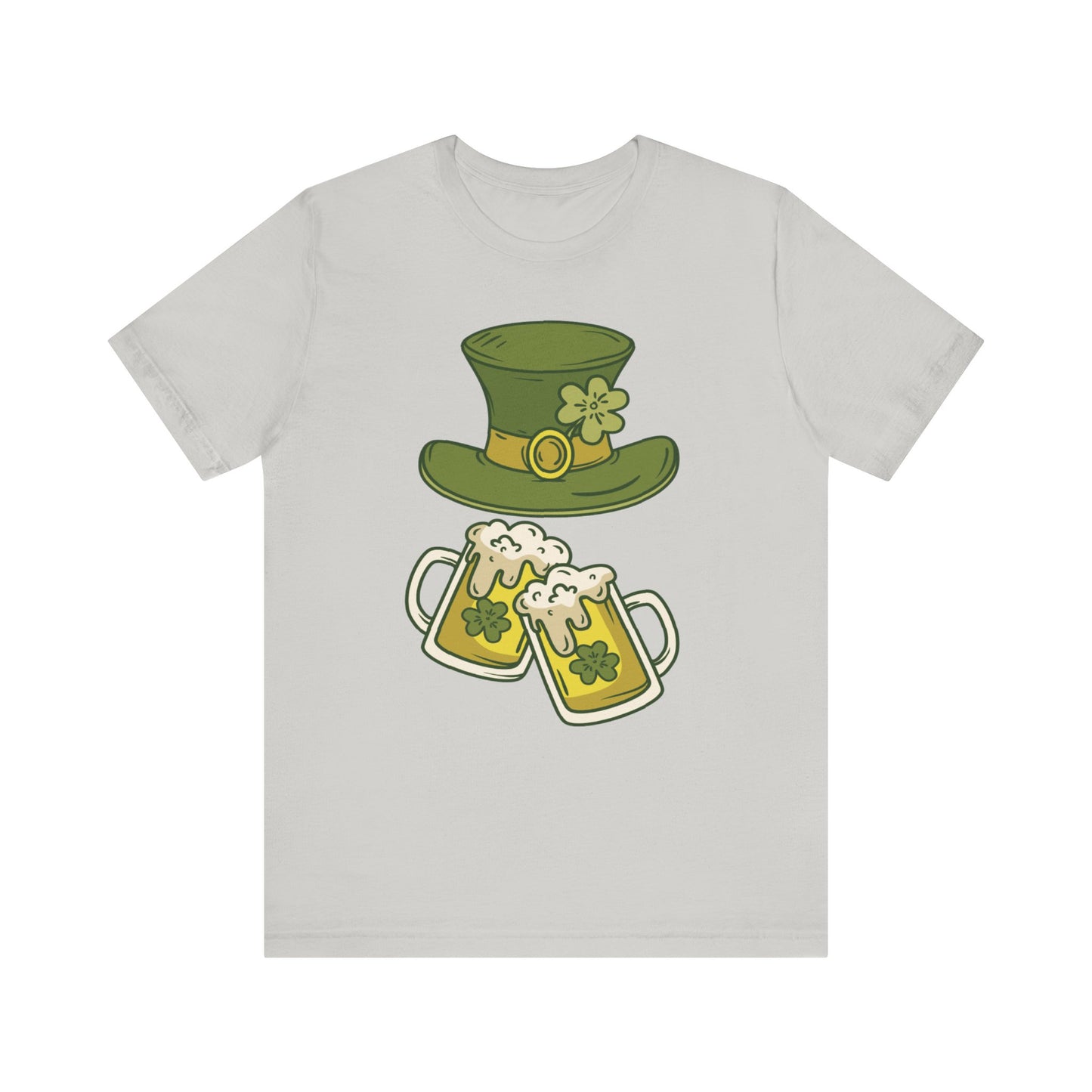 Unisex Cotton Tee Shirt with Lucky Prints