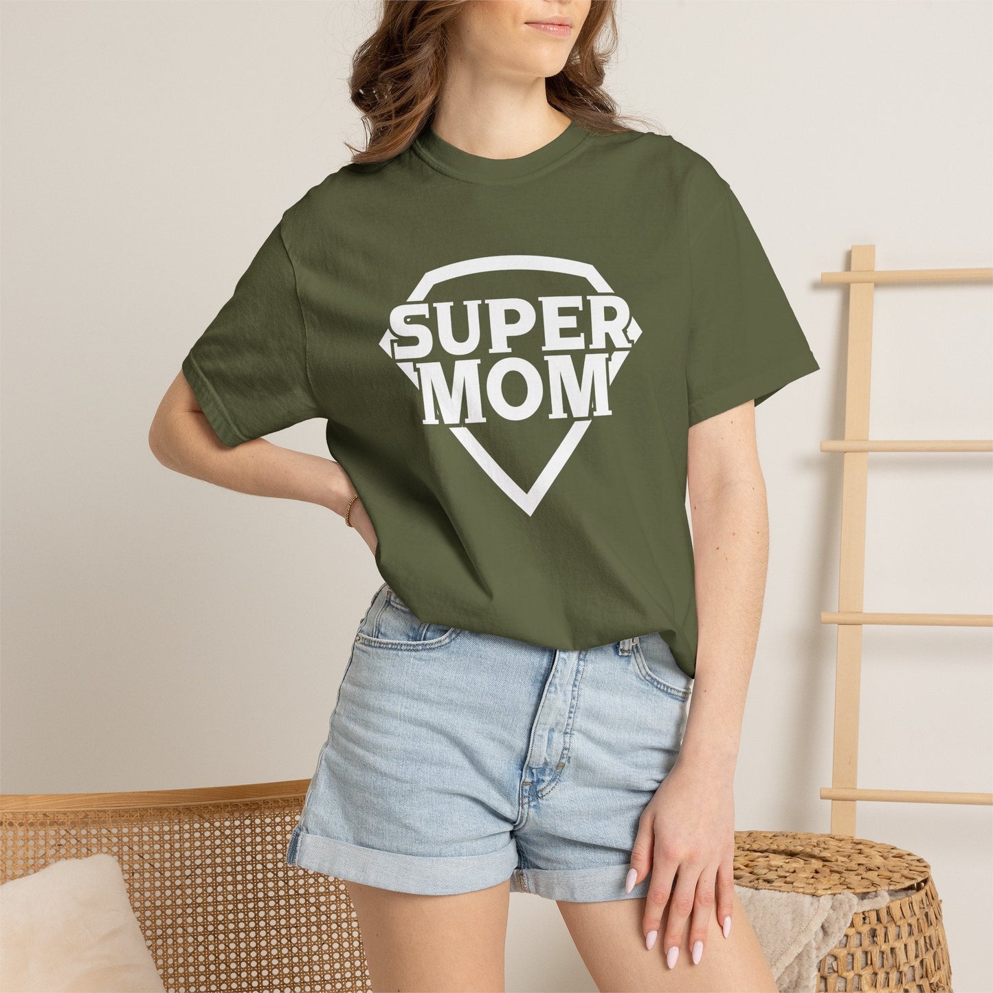 Mom T-shirt Mother's Day Mama Tee Unisex Comfort Colors Garment-Dyed Cotton h3