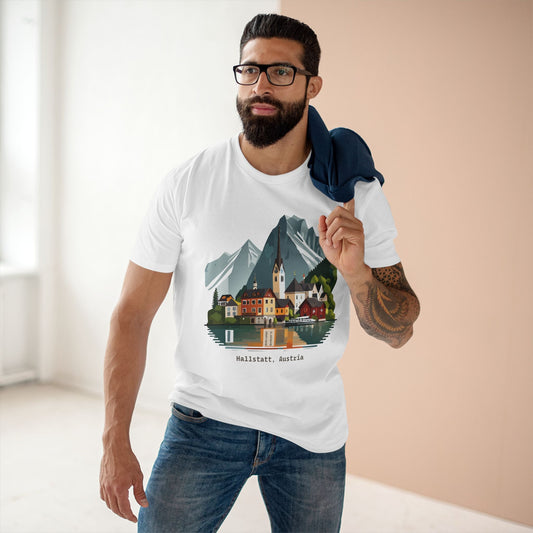 Austria Travel Graphic Unisex 100 Cotton Tee 52