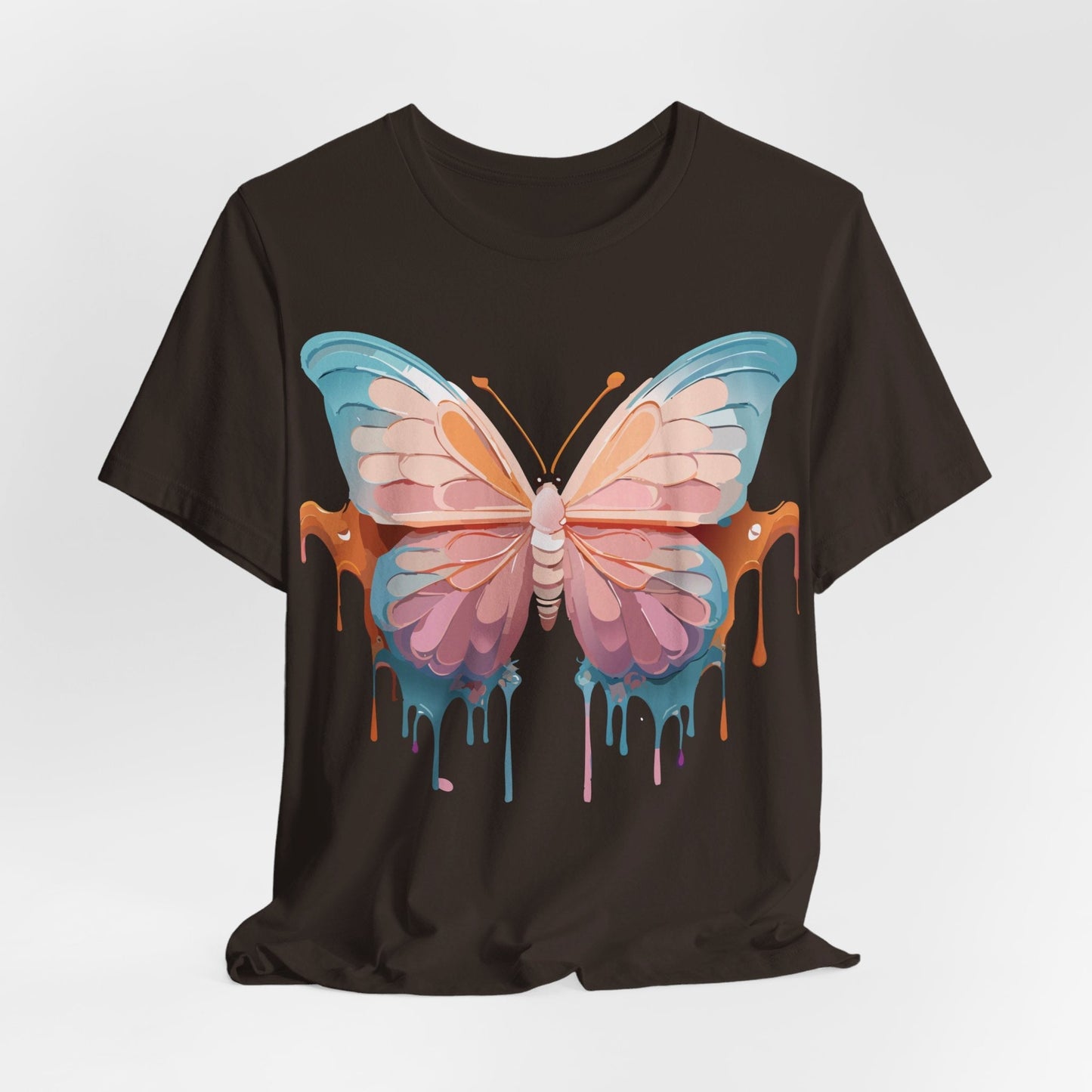 Butterfly Graphic Unisex 100 Cotton Lightweight Vintage Design Jersey Tee 86