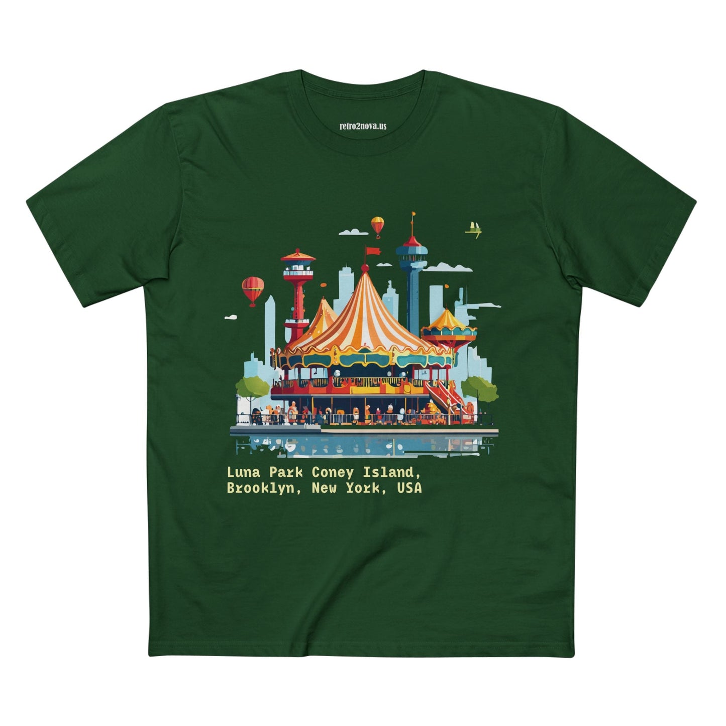 Travel Shirt Brooklyn Shirt Unisex Premium Cotton Tee With Original Art Design TT15