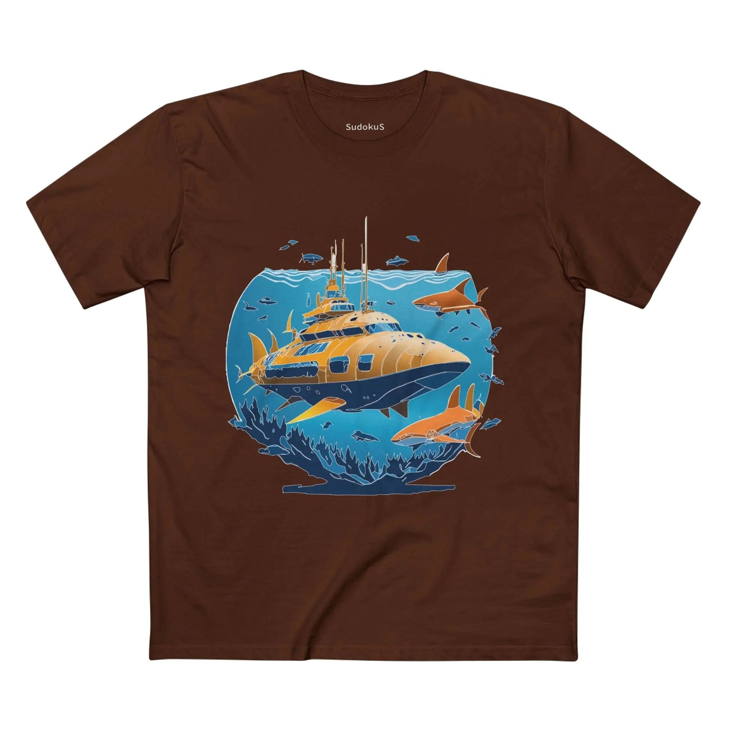 Ocean Coast Graphic Unisex 100 Cotton Staple Tee 14