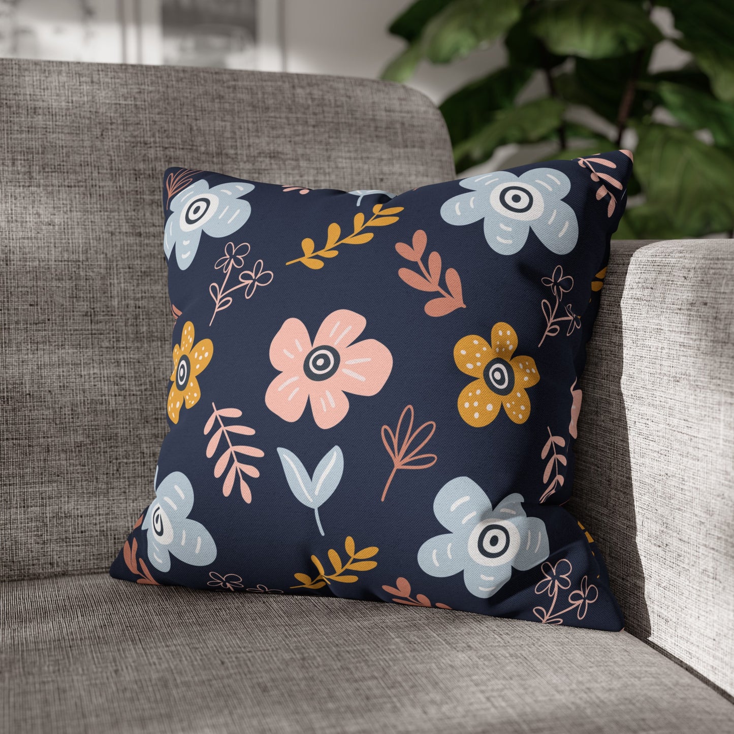 Floral Poly Pillowcase