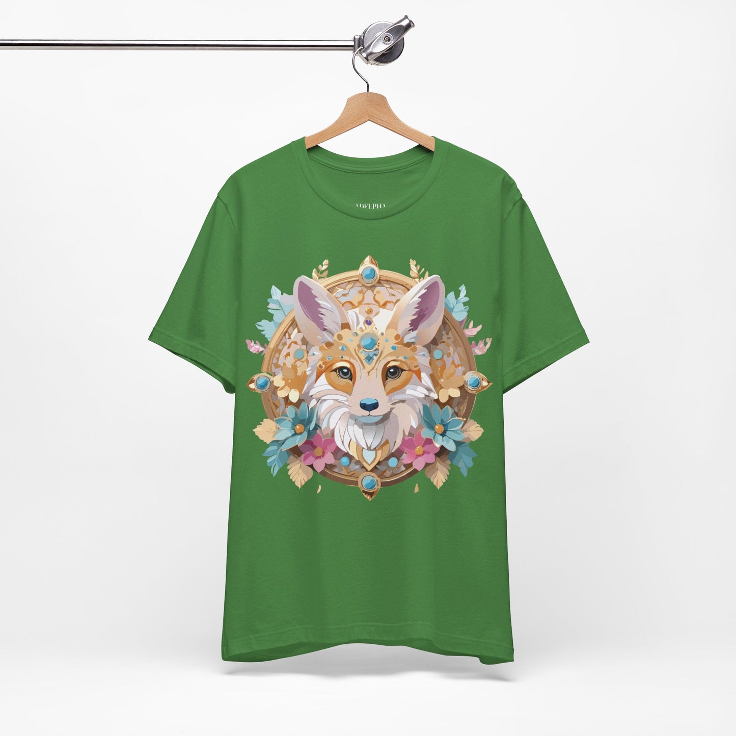 Unisex Graphic Tee From Adelpha Medallion Art Design Vintage Inspired Look Everyday Wear Style
