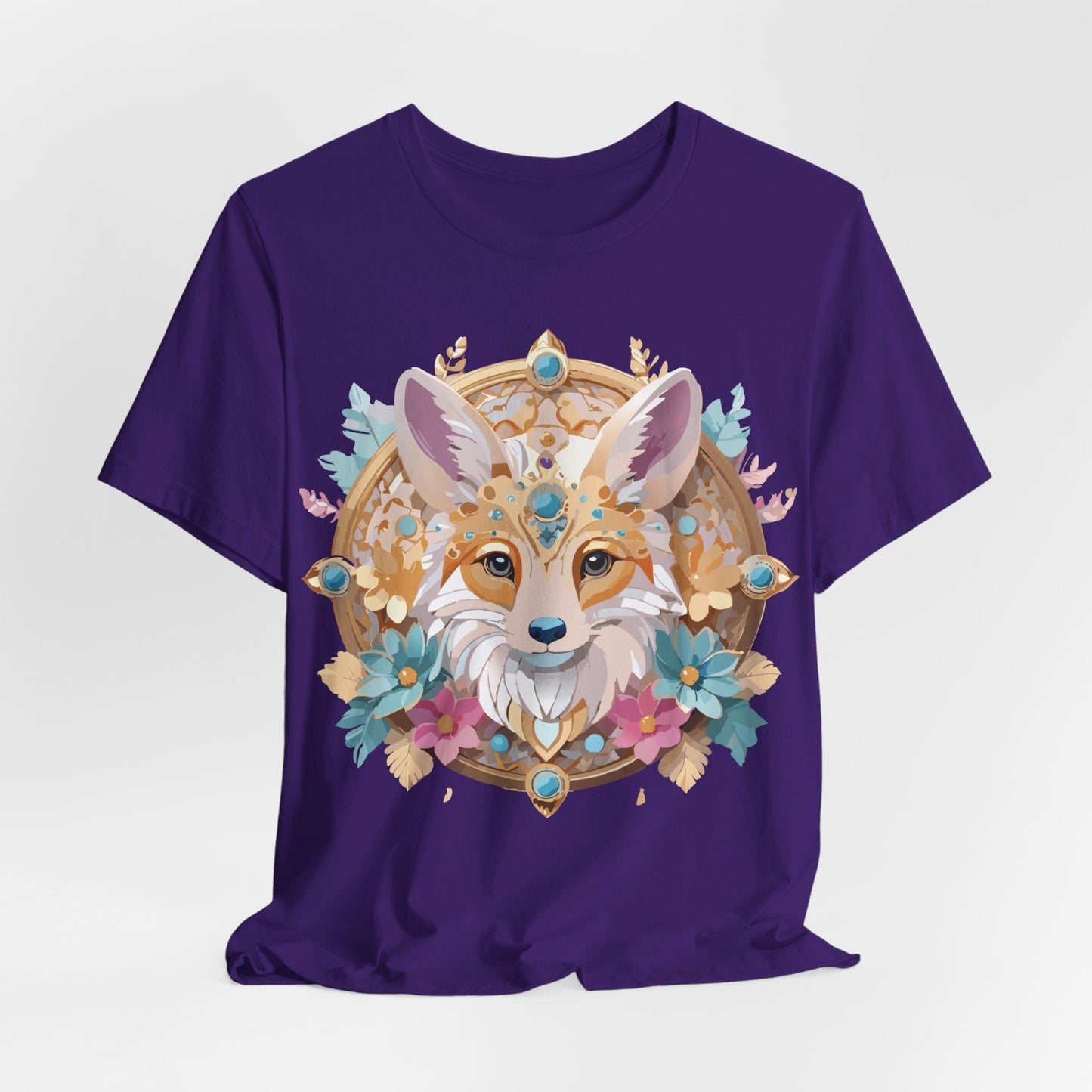 Unisex Graphic Tee From Adelpha Medallion Art Design Vintage Inspired Look Everyday Wear Style