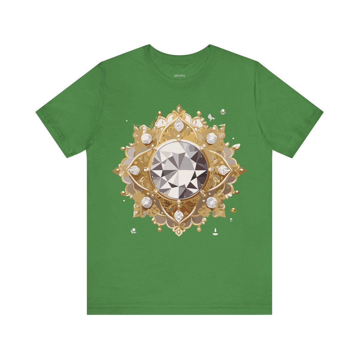 Jewelry Graphic Unisex Cotton Bella+Canvas Tee with Art Design n137
