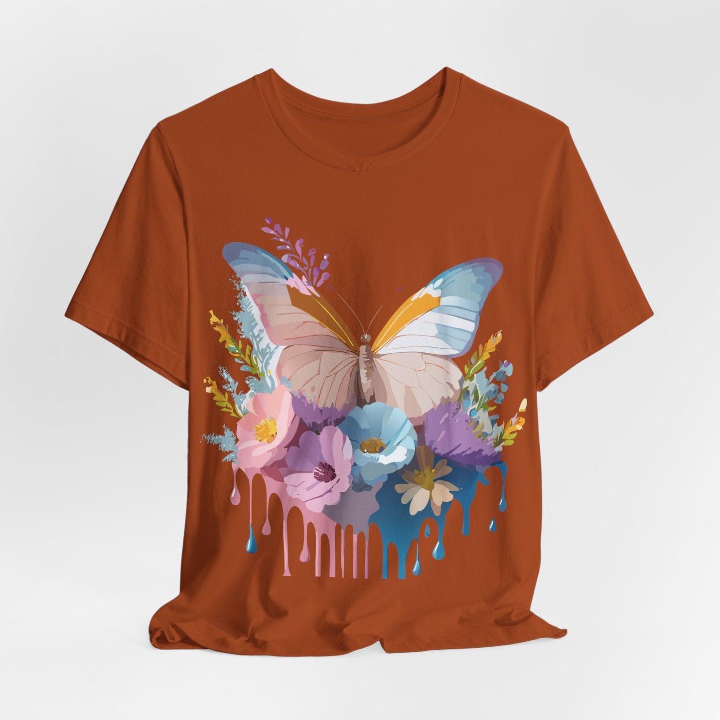 Butterfly Graphic T Shirt Unisex Adelpha Vintage Art Design Tee