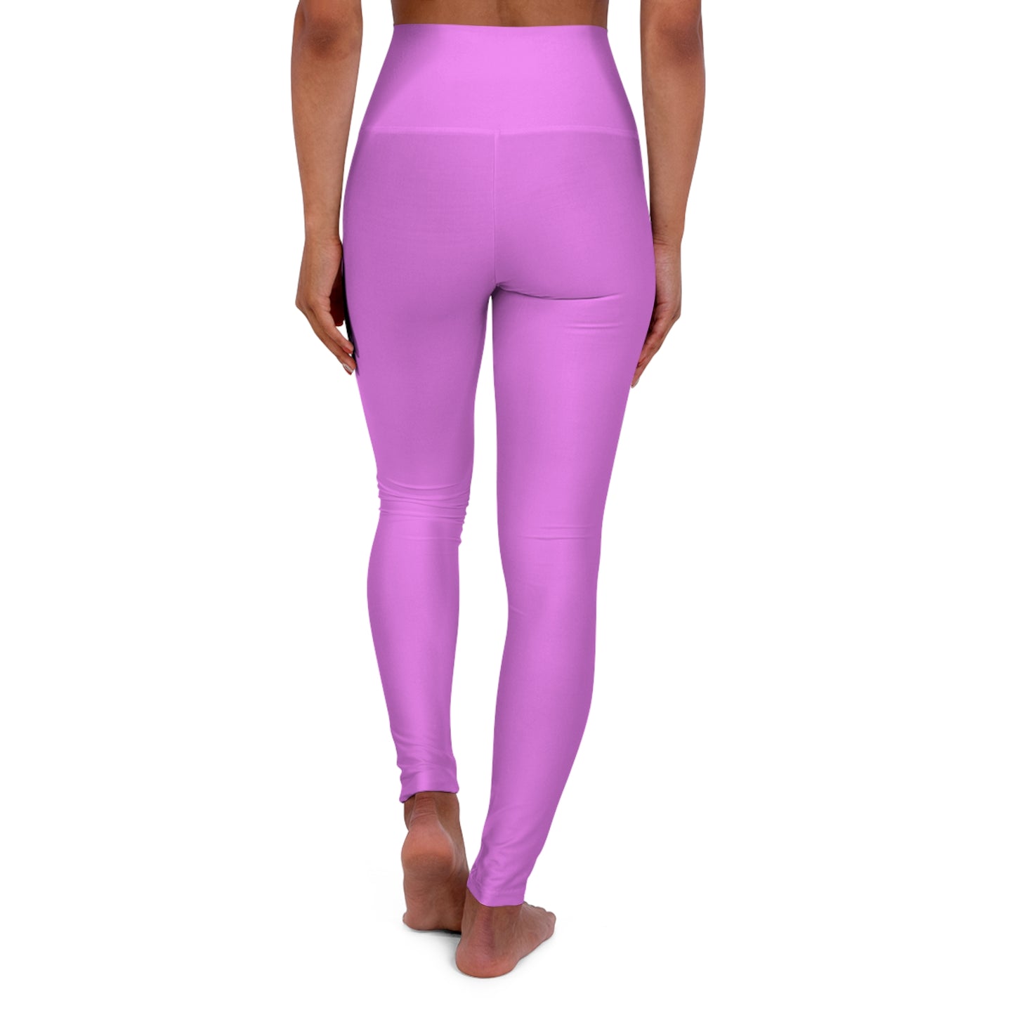 Violet Color High-Waist Yoga Leggings Women's Seamless Poly-Span Stretchy Pants XS-2XL