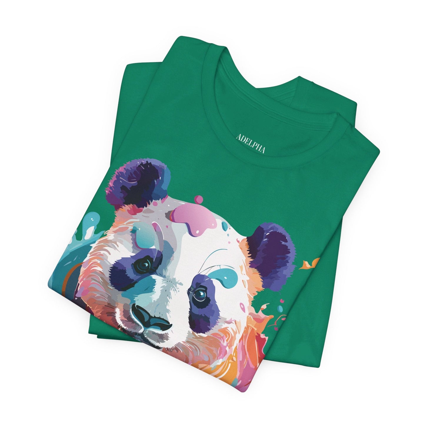Panda Graphic Unisex 100 Cotton Vintage Art with Animal T-Shirt 12