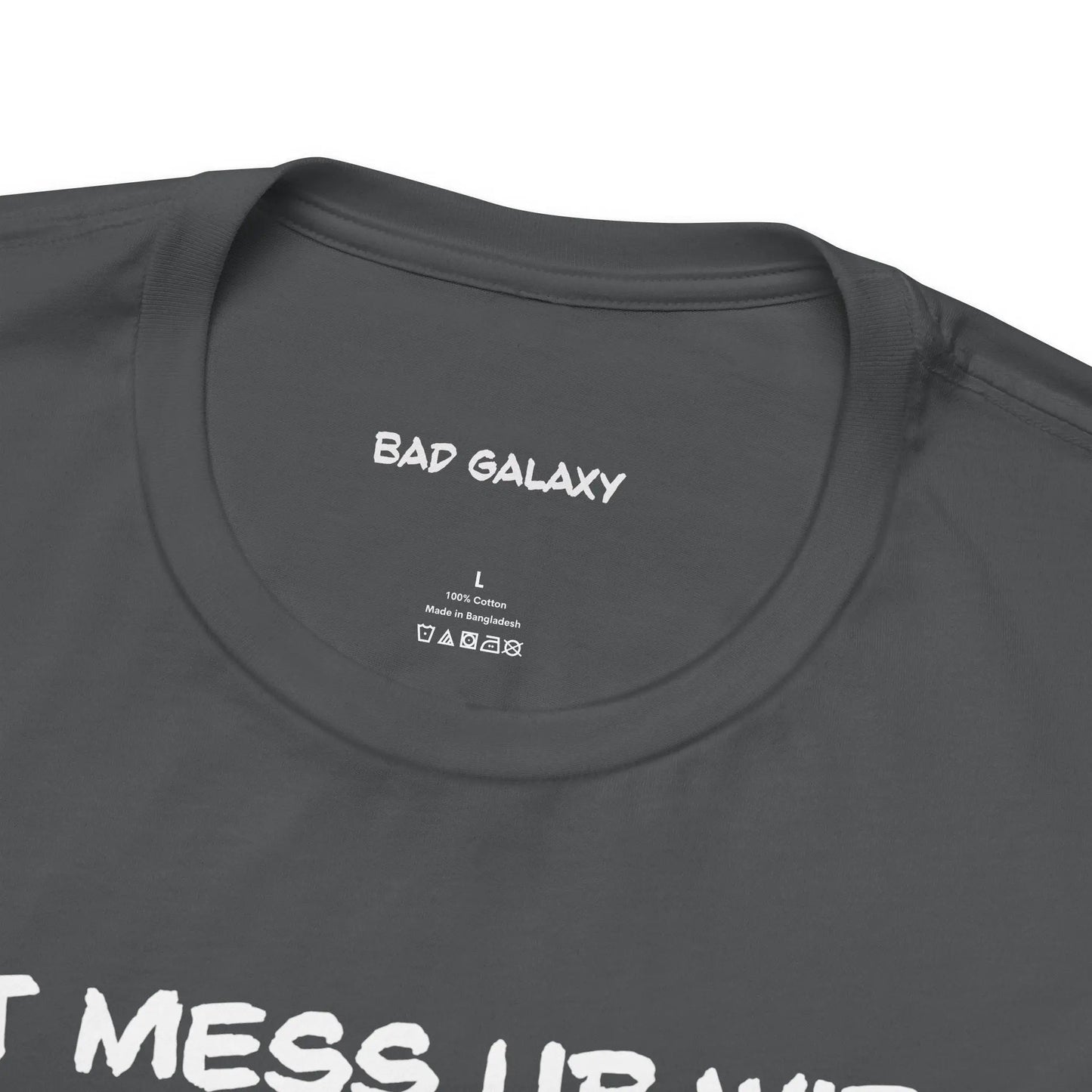 Bad Galaxy Animal T Shirt 100 Percent Cotton Eco Friendly Ink Made in USA Durable Stitching