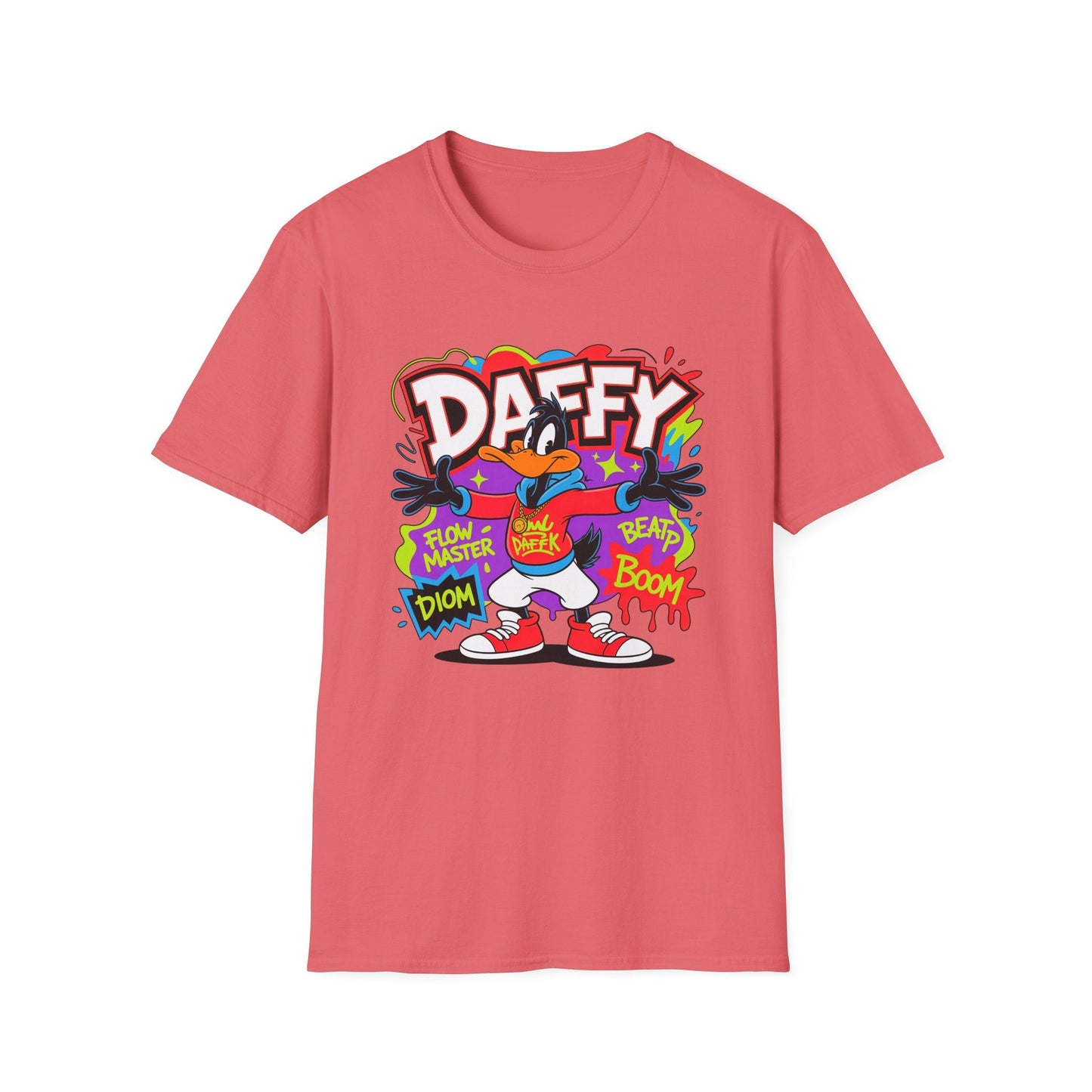 Funny Animals Cartoon T Shirt With Animation Design Gildan Softstyle 64000 Unisex Tee Collection