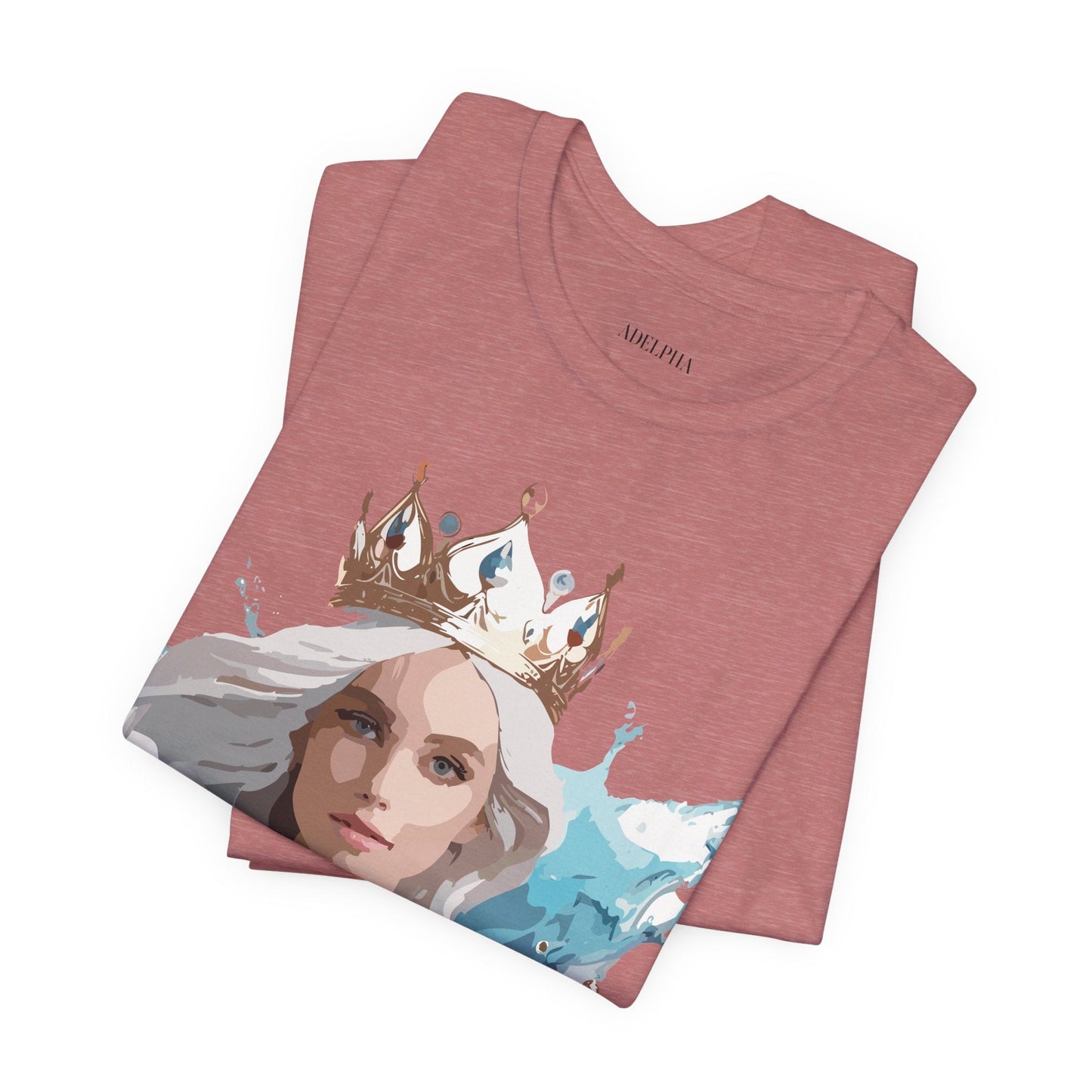 Queen Graphic T Shirt By Adelpha Unisex Jersey Short Sleeve Vintage Inspired Art Tee