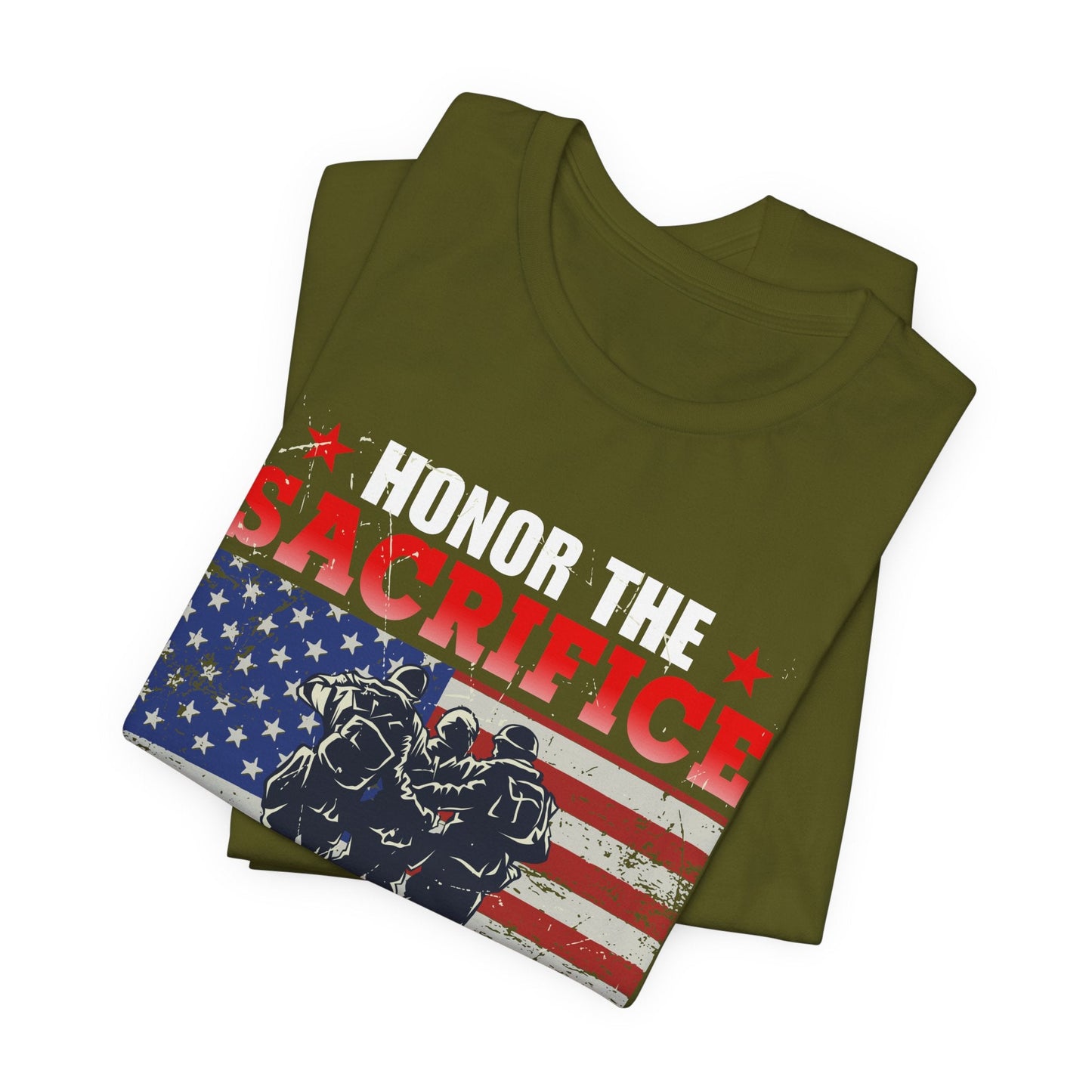 American Flag Graphic Unisex Cotton T-Shirt v24
