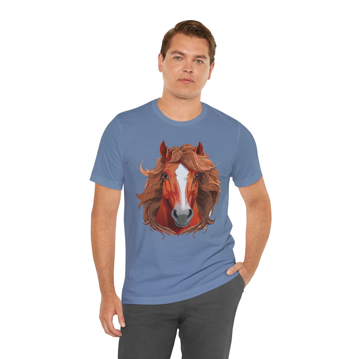 Unisex Animal Graphic Tee Shirt With Wild Animals Art Design For Everyday Casual Comfort Wear