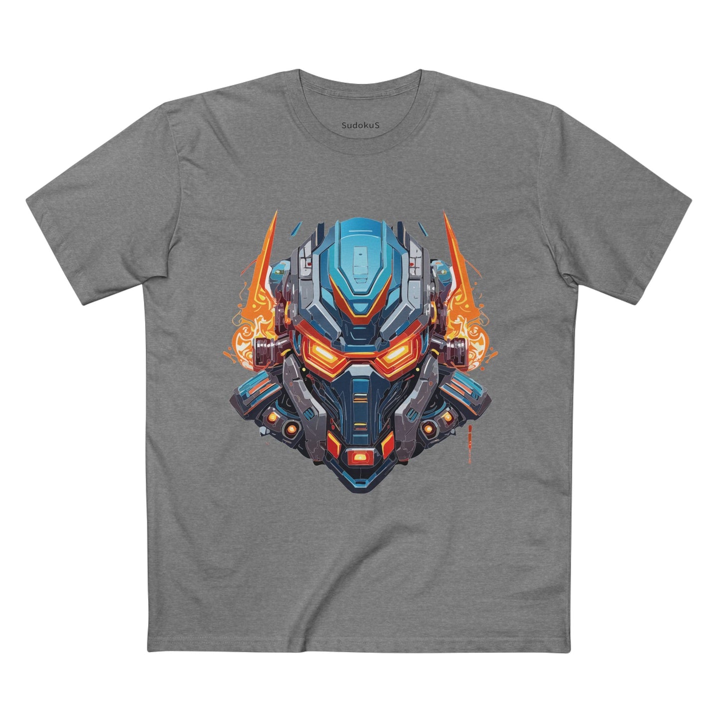 Cyborg Robot Graphic Unisex 100 Cotton Staple Tee 17