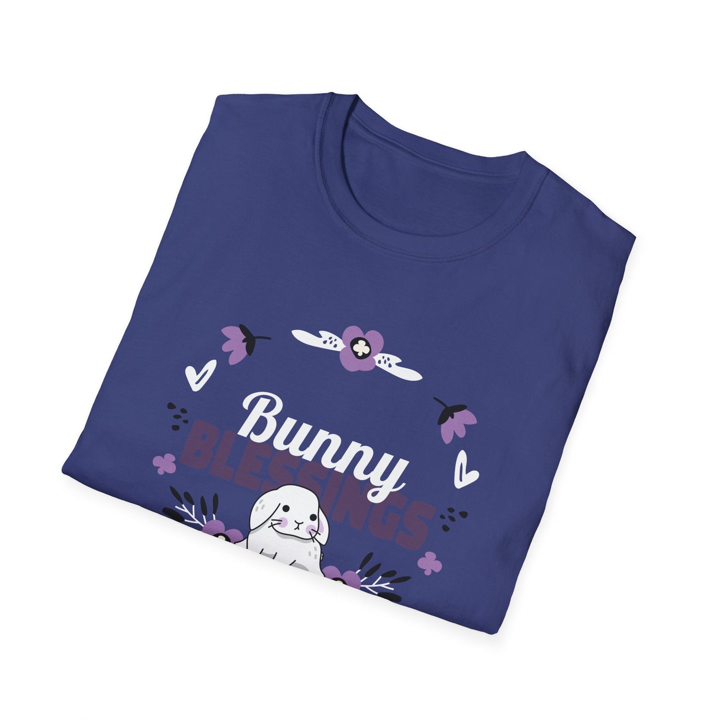 Easter Bunny T Shirt Unisex Gildan Softstyle 64000 Tee With Easter Signature Design