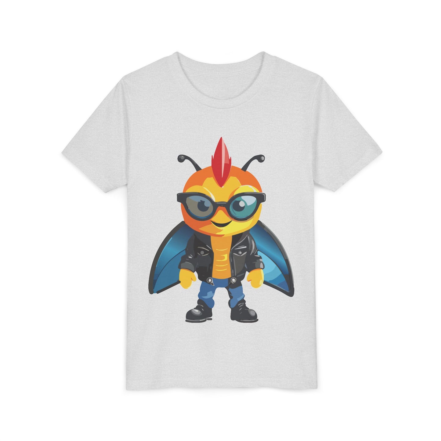 Cool Cartoon Fly Youth Short Sleeve Tee - Fun Graphic T-Shirt for Kids (9-14)