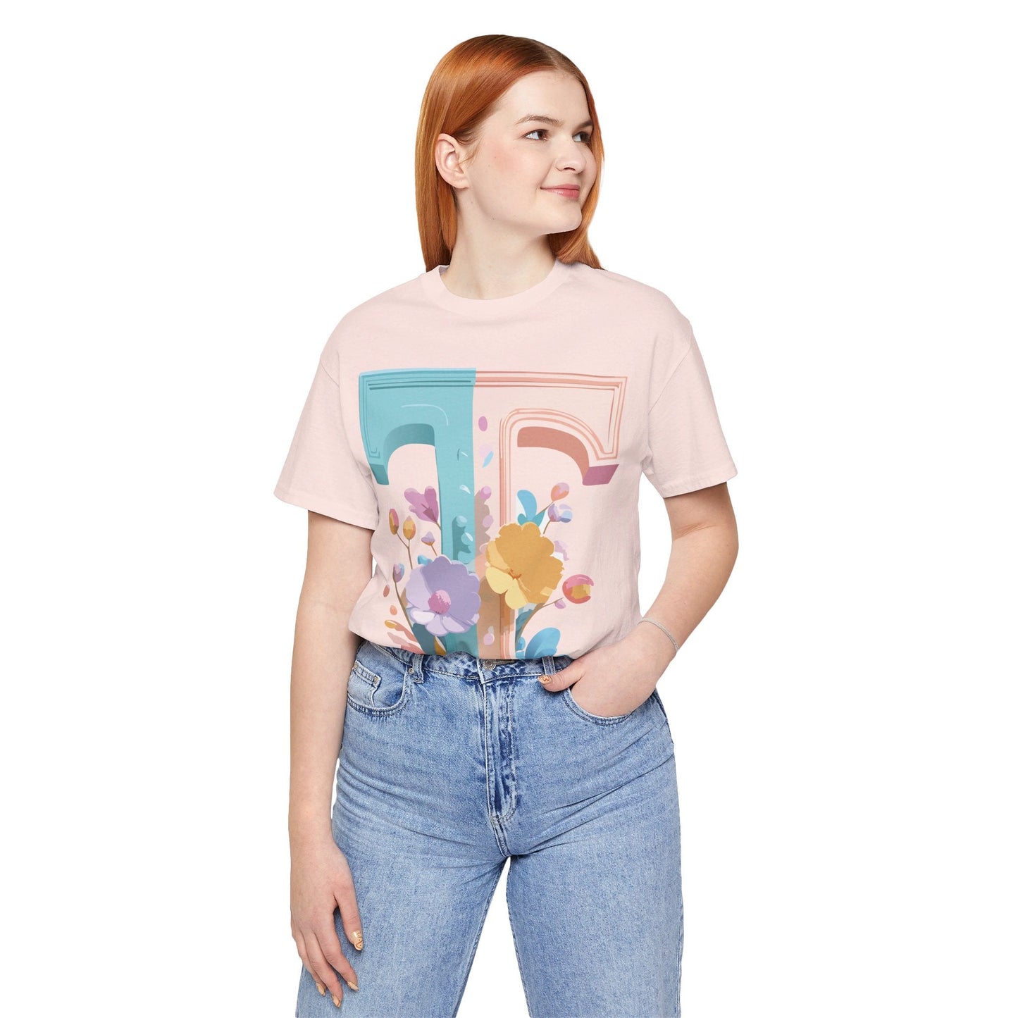 Adelpha Graphic Tee Unisex Short Sleeve Letter Shirt Featuring Vintage Inspired Artwork