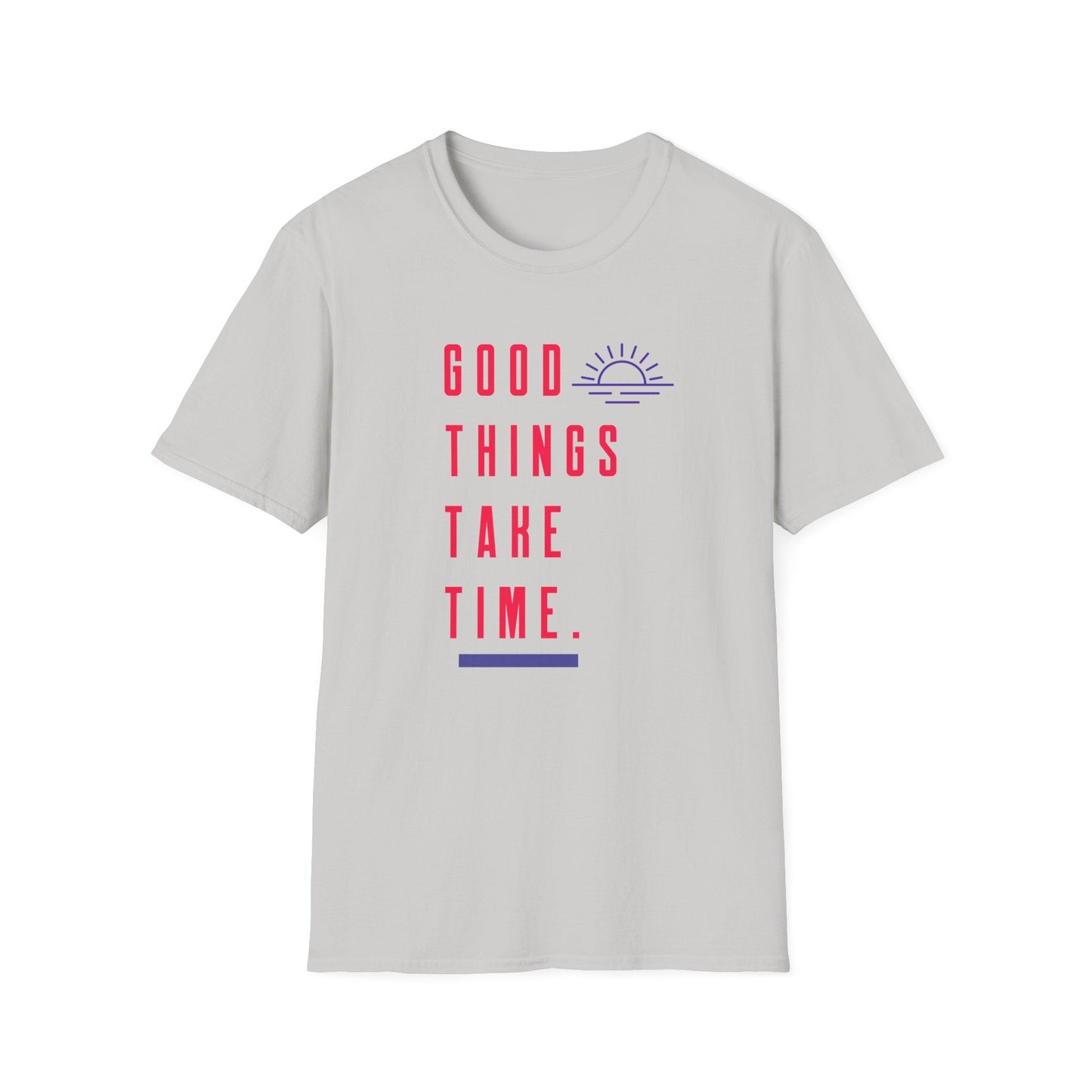 Positive Slogan T Shirt Unisex Gildan Softstyle 64000 Ring Spun Cotton Tee With Positive Words