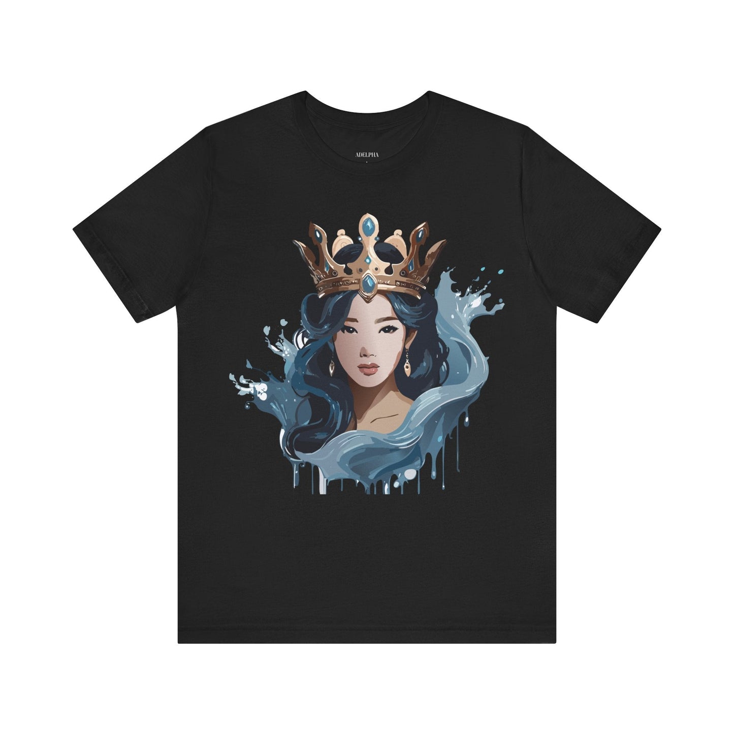 Queen Graphic Tee Unisex Vintage Inspired Art Design Shirt By Adelpha Jersey Short Sleeve