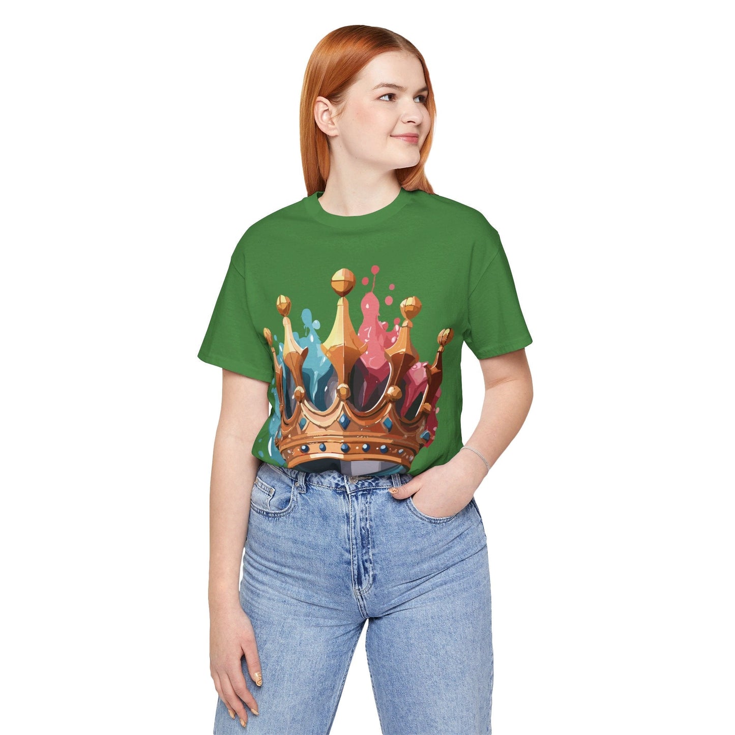 Adelpha Graphic Tee Crown Shirt Unisex Vintage Artwork Premium Casual Everyday Wear T Shirt