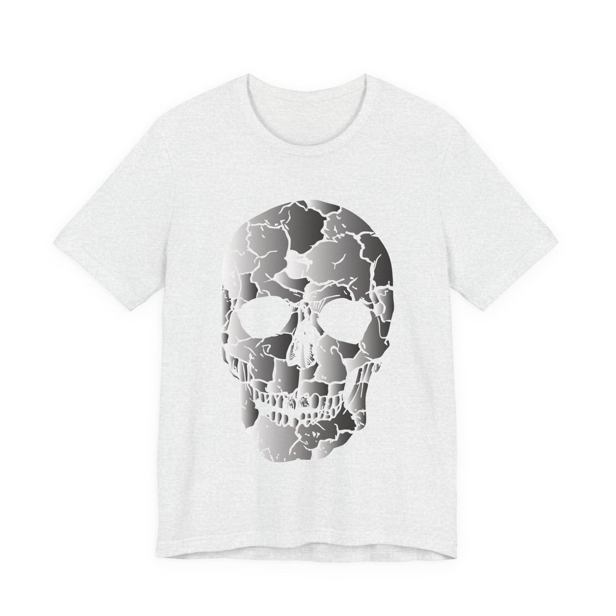Camiseta unisex de algodón con calavera