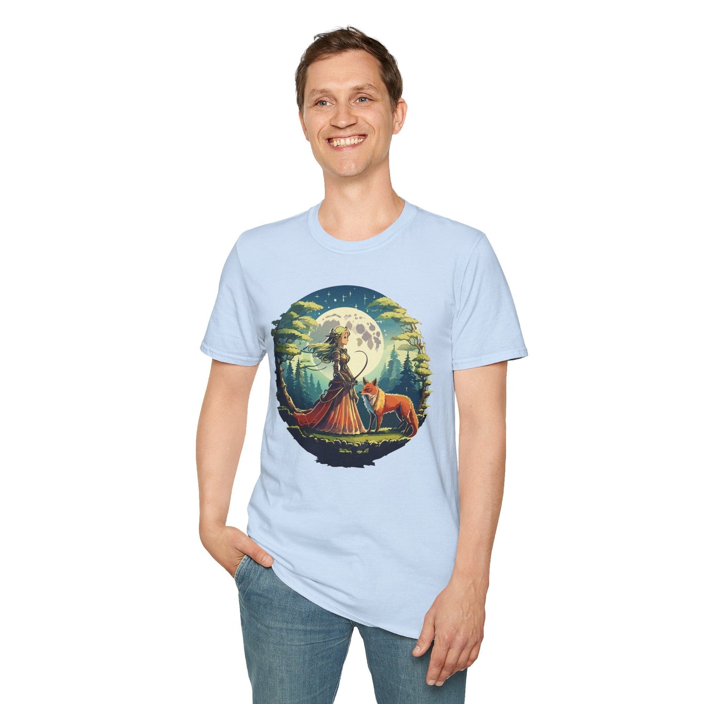 Womens Graphic T Shirt Art Design Tee Softstyle 64000 Gildan Unisex Cotton Comfort Tee