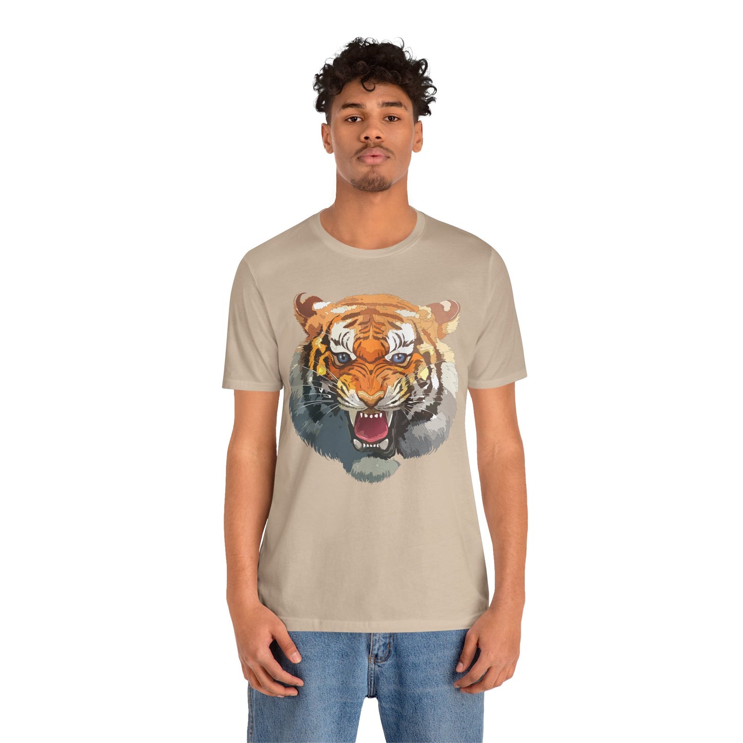 Tiger Shirt, Animal Shirt, T-Shirt with Tiger, Art Design Tee, Animal Tees, Safari T-Shirt, Graphic Design Tee 14