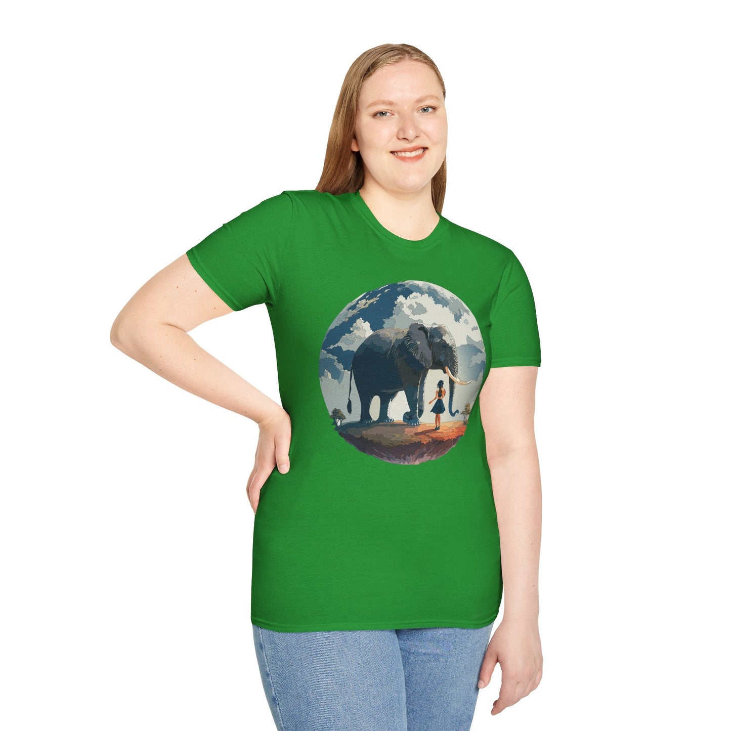 Womens Graphic T Shirt Art Design Tee Softstyle Gildan 64000 100 Percent Ring Spun Cotton