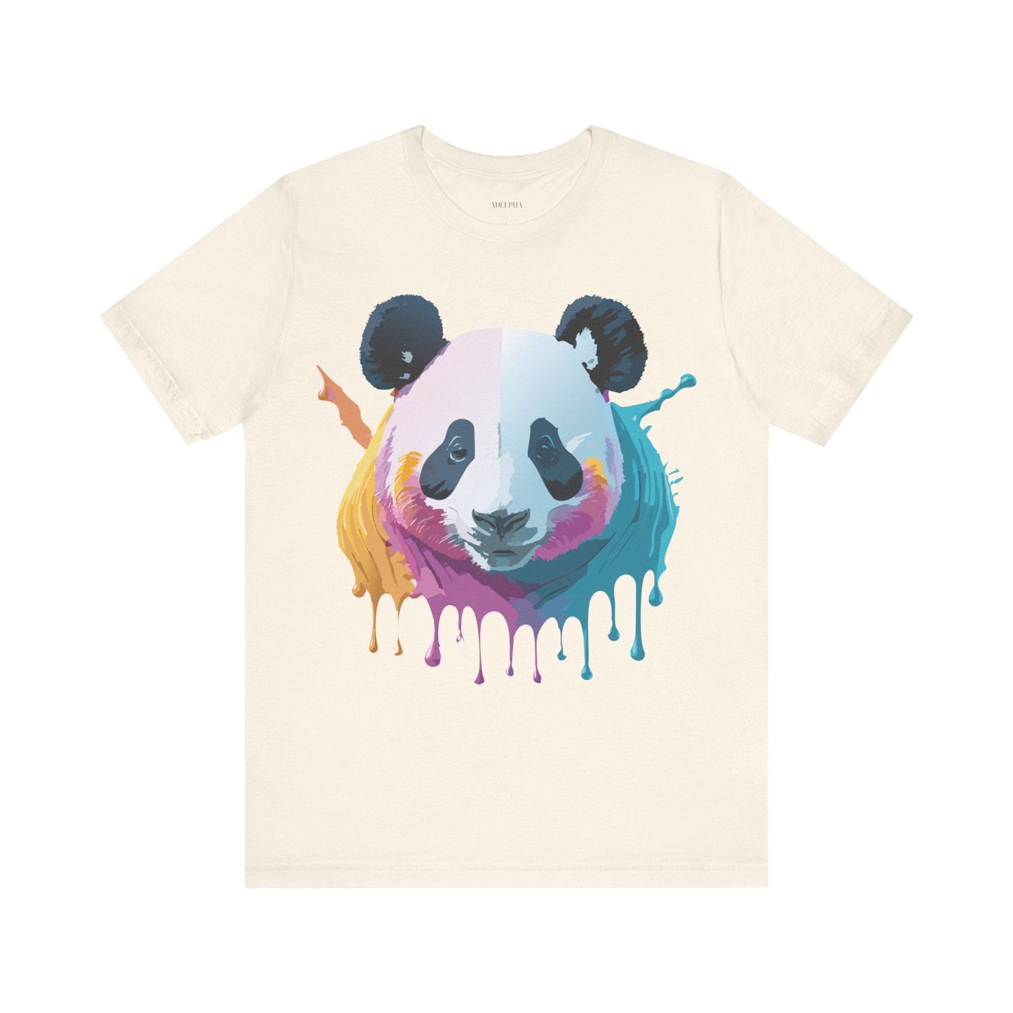 Panda Shirt Unisex Graphic Tee Vintage Inspired Artwork By Adelpha Jersey Short Sleeve