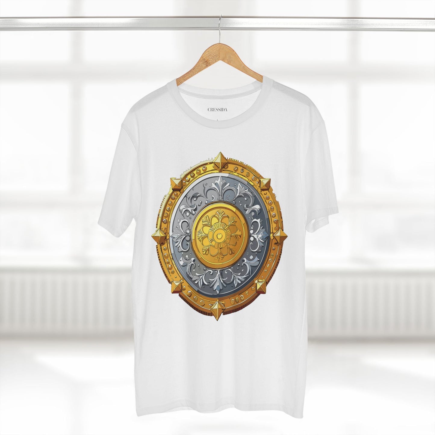 Antique Gold Coin Graphic Design T-Shirt Unisex 100 Cotton With Golden Print Artwork Tee 22