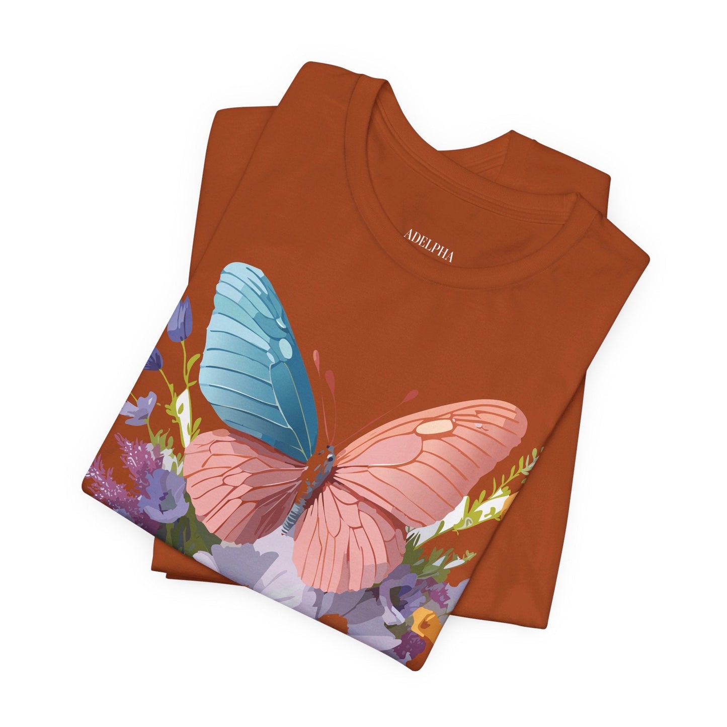 Butterfly Graphic Tee Unisex Adelpha Art Vintage Inspired Short Sleeve Shirt