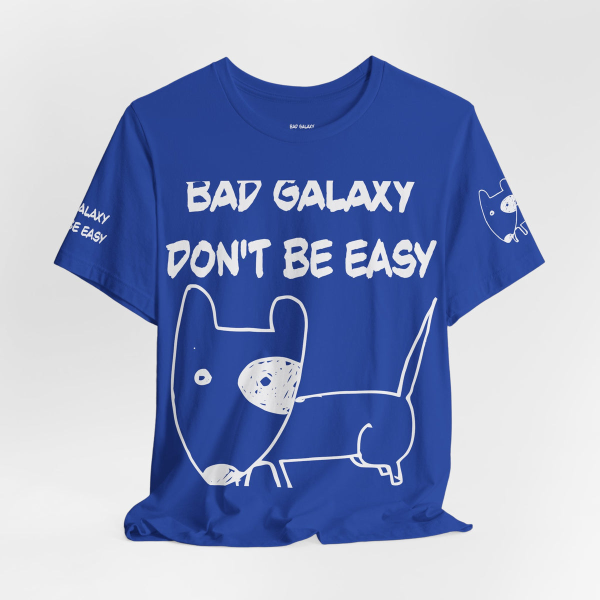 Funny Dog Graphic Unisex Cotton Bella+Canvas Tee with Art Design b91