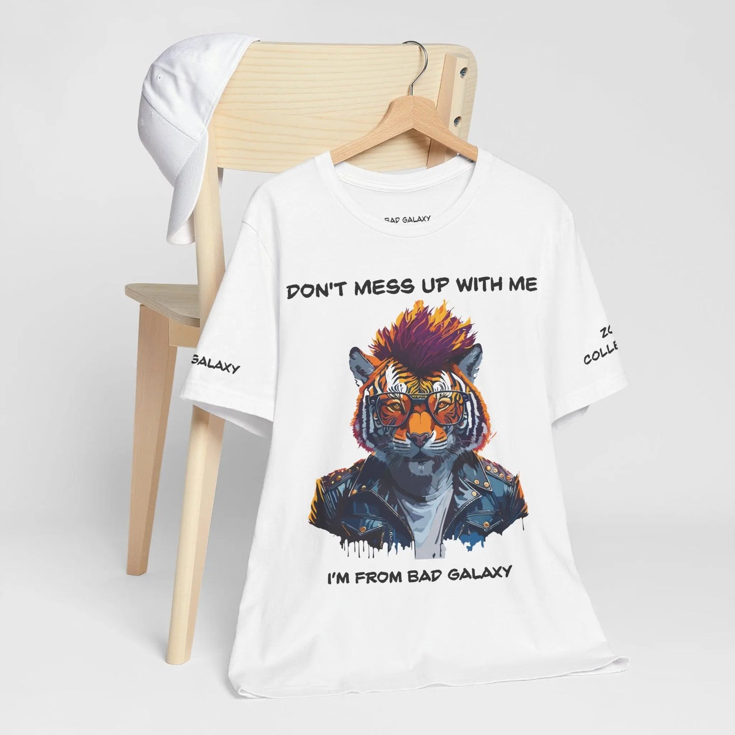Bad Galaxy Animal T Shirt Cotton Comfort Eco Friendly Inks Printed In USA Free Shipping