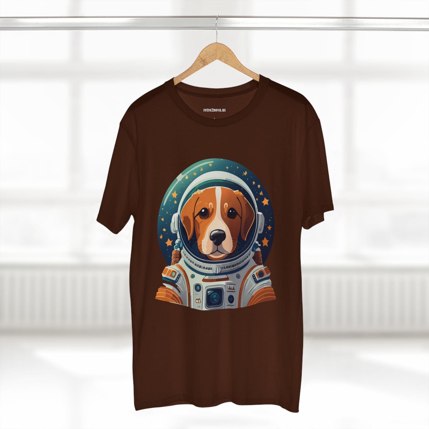 Unisex Premium Cotton Tee With Original Dog Art Shirt Design By Retro2Nova Discover Everyday Comfort And Style