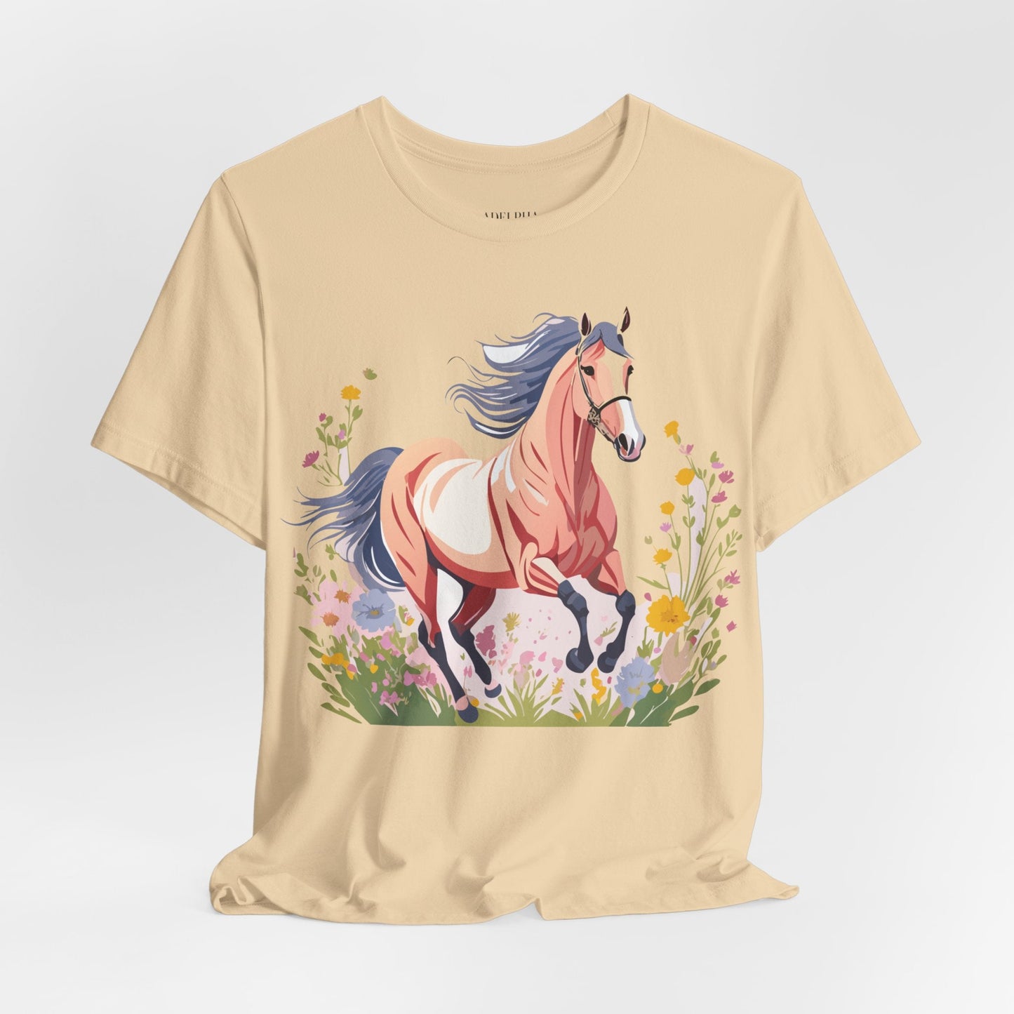 Horse Graphic Unisex 100 Cotton Vintage Animal Art T-Shirt 9