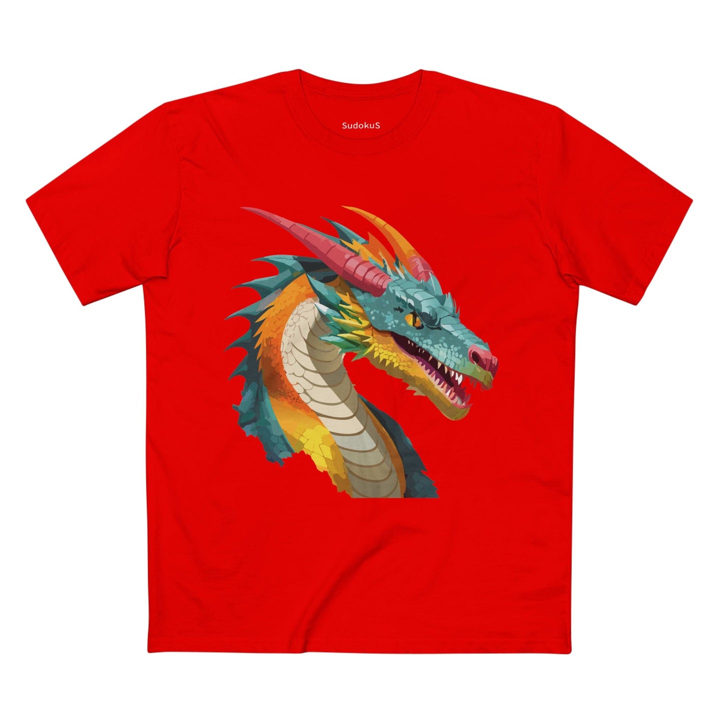 Dragon Graphic Unisex 100 Cotton Staple Tee 11