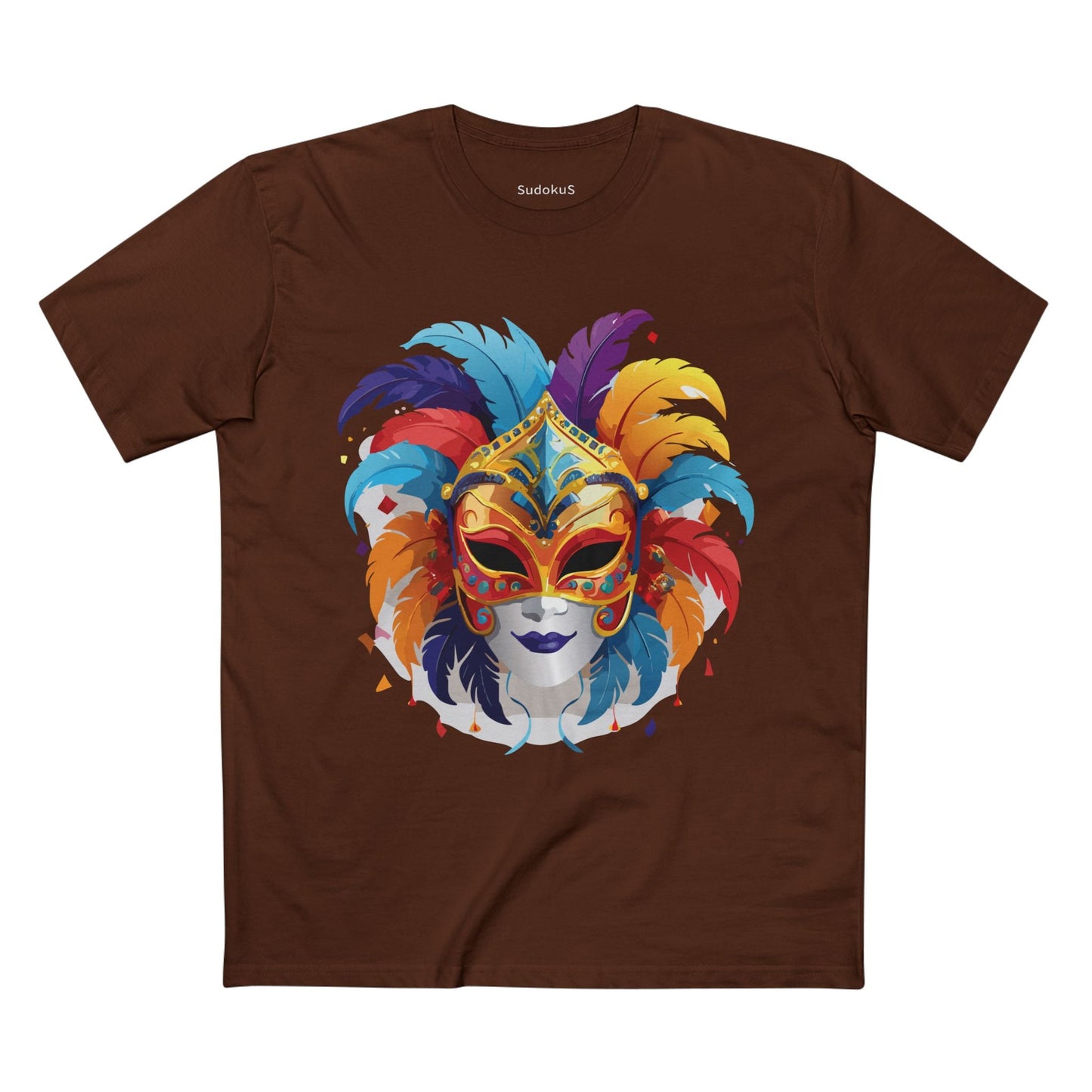 Mask Graphic Unisex 100 Cotton Staple Tee 11