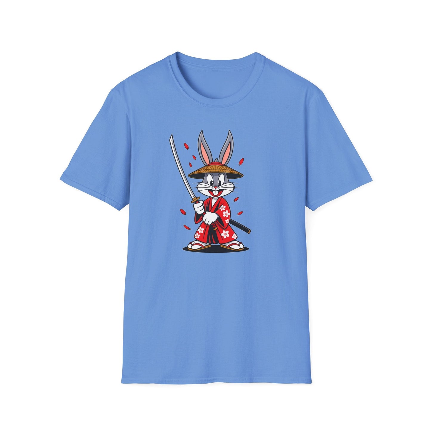 Bugs Bunny Graphic T Shirt Unisex Gildan Softstyle 64000 Cotton Tee Cartoon Animation Design