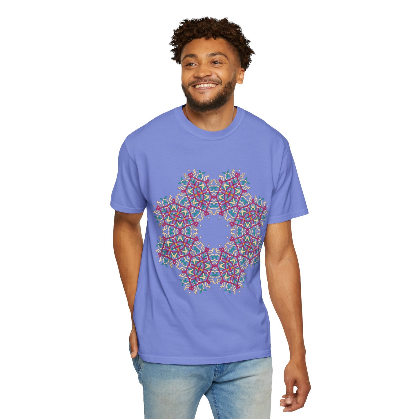 Unisex T-shirt with abstract print