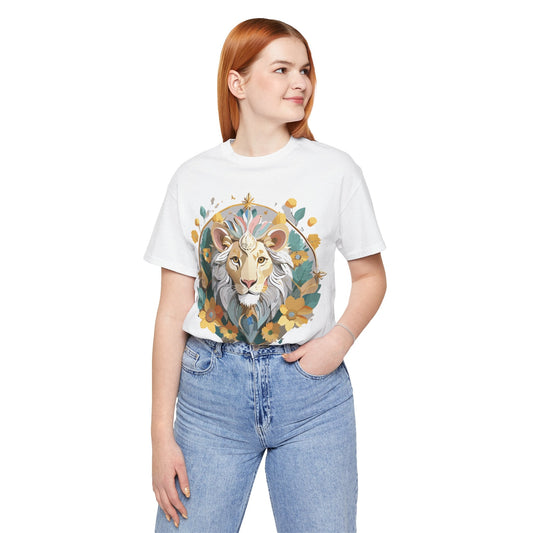 Medallion Graphic Unisex 100 Cotton Vintage Animal Medal Artwork Tee 59