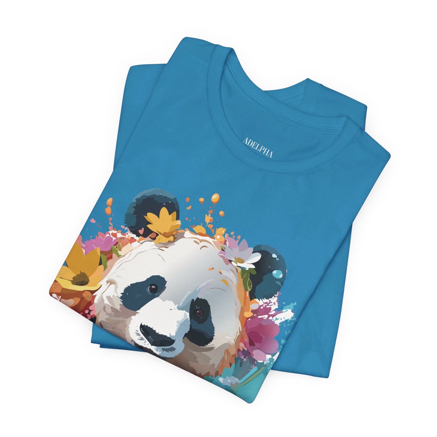 Adelpha Panda Graphic Tee Unisex Short Sleeve Vintage Inspired Artwork Shirt Premium Quality