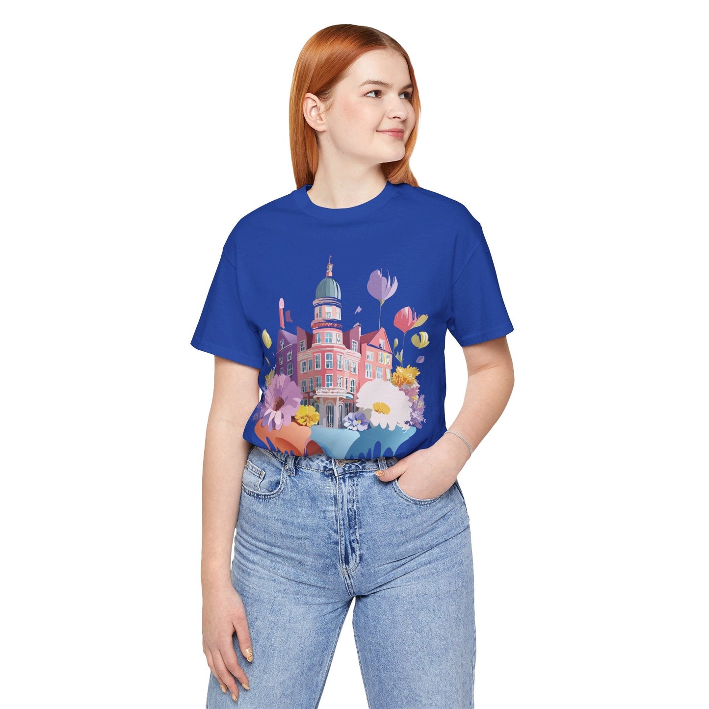 Amsterdam Tourist Shirt Unisex Graphic Tee With Vintage Adelpha Artwork For Everyday Wear