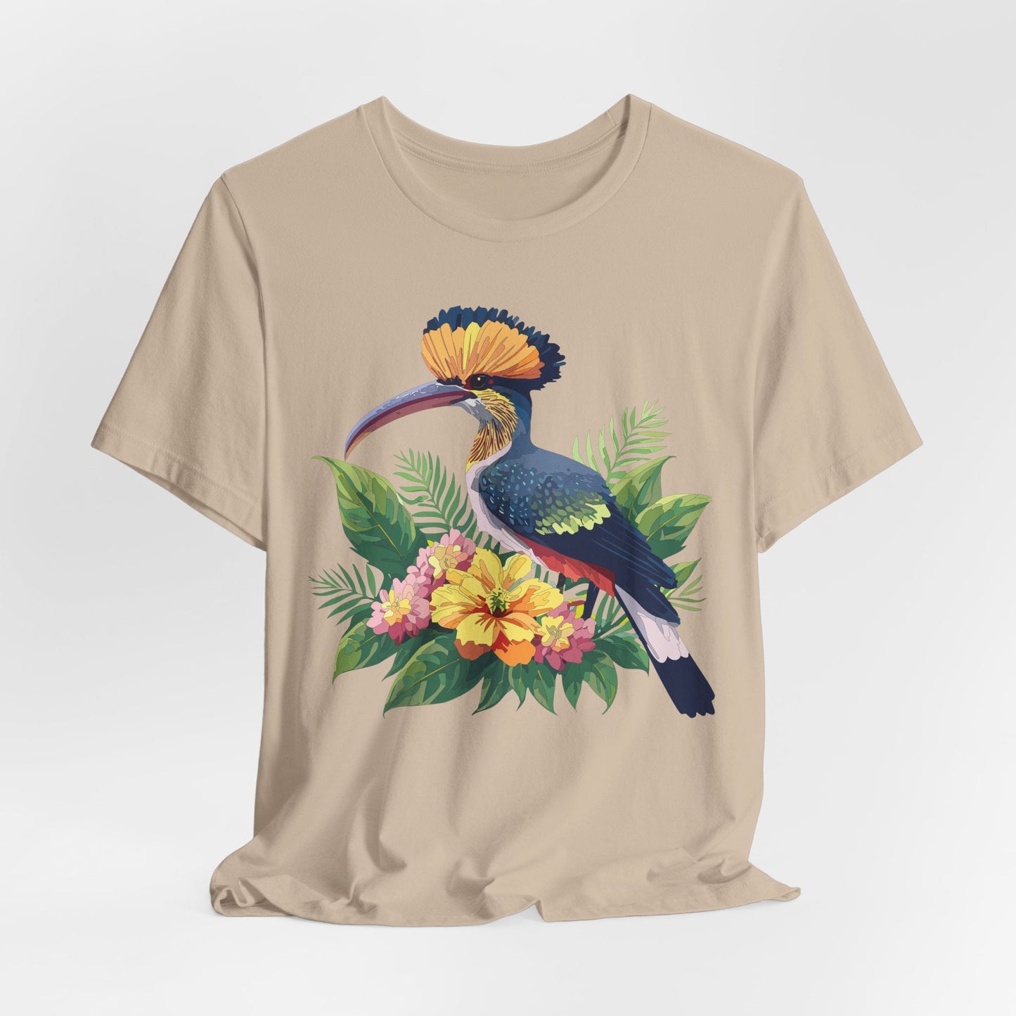 Unisex Animal Tee Shirt With Art Design Wild Animals Short Sleeve Jersey Tee For Everyday