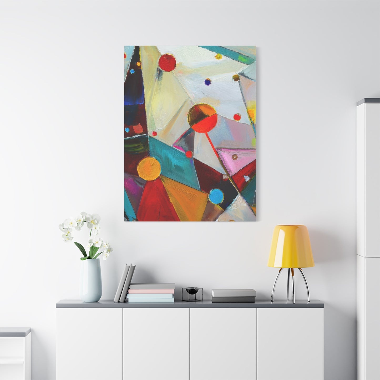 Abstract Oil Painting Print Canvas 20x24,20x30,24x30 24x32,24x36,30x40 32x48,36x48,40x60 Pine-Wood Inner Frame ABS-172