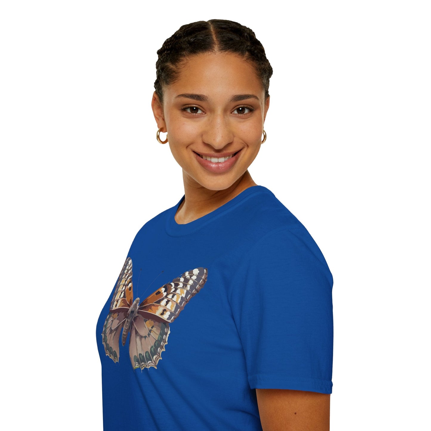 Monarch Butterfly Shirt Unisex T Shirt Design Gildan Softstyle 64000 100 Percent Ring Spun Cotton